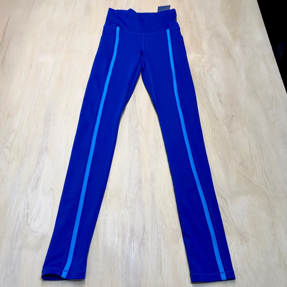 DSG Activate High Rise‎ 7/8 Legging Team Royal Blue Womens XS Moisture Wicking